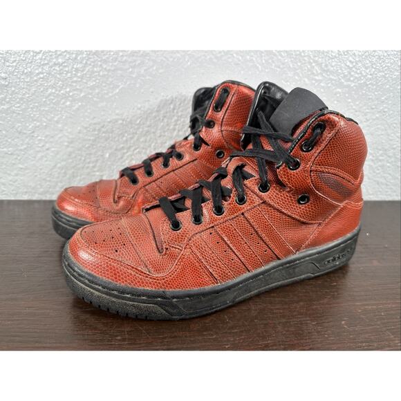 ADIDAS ORIGINALS JEREMY SCOTT JS WINGS 1.0 BBALL MEN'S SIZE US 7.5 RED S77803 - Picture 1 of 11